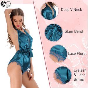 1 Piece Sleepwear Lingerie Bodysuits